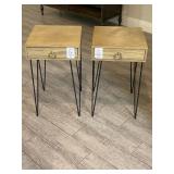 KY WOOD END TABLES