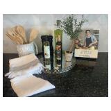 MIRROR TRAY & KITCHEN ITEMS