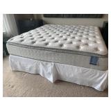 KING MATTRESS, BOXSPRING & RAILS