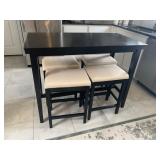 PUB TABLE & 4 STOOLS