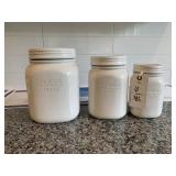 3PC CERAMIC CONTAINERS