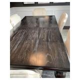 DINING TABLE AND 6 CHAIRS