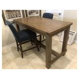BAR TABLE & 2 CHAIRS