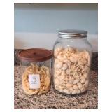 2PC GLASS JARS