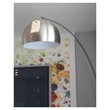 SILVER FLOOR LAMP