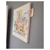 "NEW YORK" CANVAS