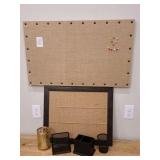 PLANNER BOARDS W/OFFICE ITEMS