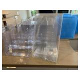 ASSORTED ACRYLIC HOLDERS