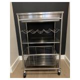 STAINLESS KITCHEN CART