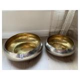 2PC METAL BOWL