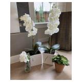4PC FLORAL & GREENERY