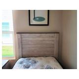 TWIN HEADBOARDS, TALL DRESSER & NIGHTSTAND