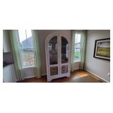 WOOD WASHED "HOOKER" CHINA CABINET