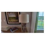 RUSTIC "DISTRESSED" WOOD LAMPS