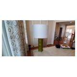 GREEN CERAMIC LAMP