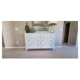 2PC-WHITE "MAGNUSSEN" DRESSER & CHEST