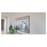 WALL MIRROR W/STUDDED ACCENTS