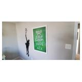 "KEEP CALM & SERVE" WALL ART PRINT