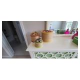 3PC-BURLAP FLORAL STORAGE BOXES