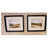 "WATERCOLOR PRARIER" WALL ART PRINTS
