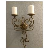 CANDLE SCONCES & RUG
