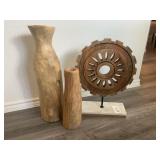 3PC WOOD DECOR