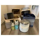 ASSORTED STORAGE & LAUNDRY ITEMS