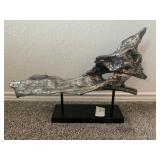 SILVER WOOD DECOR