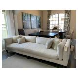 WHITE SOFA W/ PILLOWS