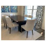 DINING TABLE & 6 CHAIRS