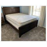FULL HEADBOARD, DRESSER & MIRROR