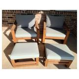 PATIO CHAIRS & OTTOMANS