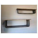 2PC WALL SHELVES