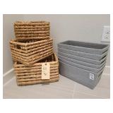 9PC ASSORTED BASKETS