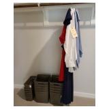 16PC BASKETS & CLOTHES