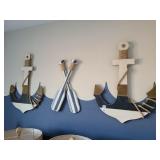 ANCHORS & OAR WALL HANGING
