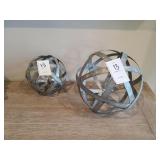 2PC METAL SPHERE