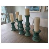 5PC CANDLEHOLDERS