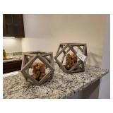 2PC CANDLEHOLDERS