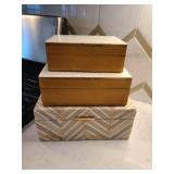 STORAGE BOXES 3PC