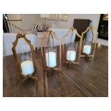 CANDLE LANTERNS 4PC