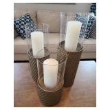 CANDLE HOLDERS 3PC