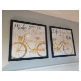 BIKE PRINTS 2PC