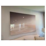 GLOSSY DESERT LANDSCAPE WALLART