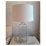 SQUARE GLASS TABLE LAMPS