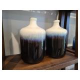 2PC OMBRE VASES