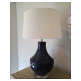 BLUE CERAMIC SIDE LAMP