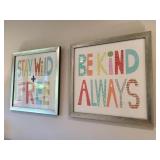 2PC WALL ART