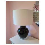 BLACK CERMAIC LAMP