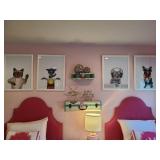 4PC DOG & CAT WALLART